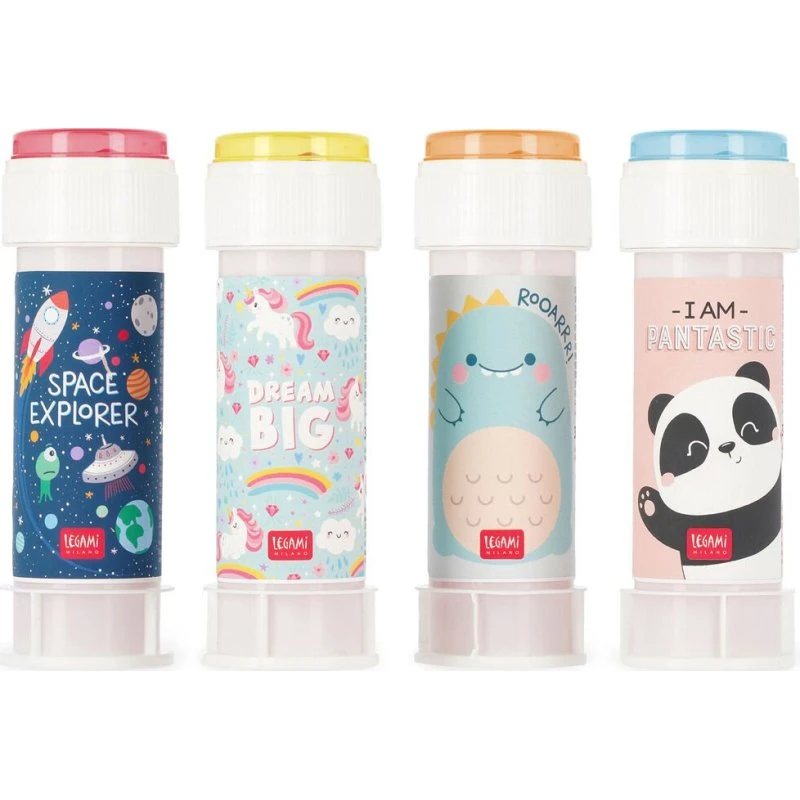 Legami Bubble Bubble - Set de 4 Bulles de Savon