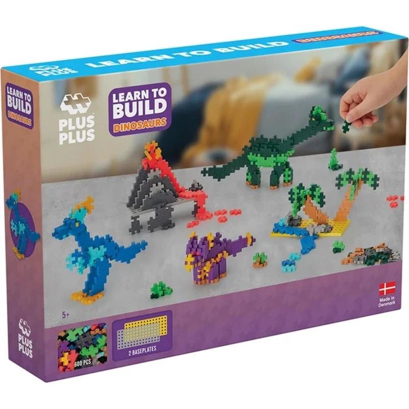 PlusPlus Kit Découverte Dinosaures 600 pcs