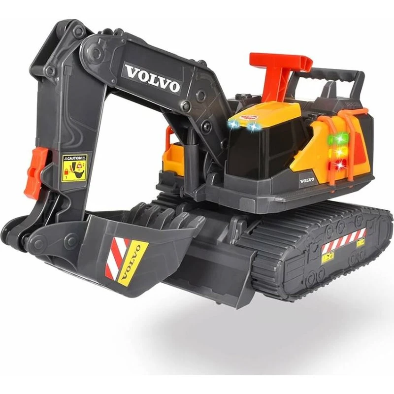 Dickie Toys Volvo Escavatore 30 cm, rileva peso, lumi e suoni