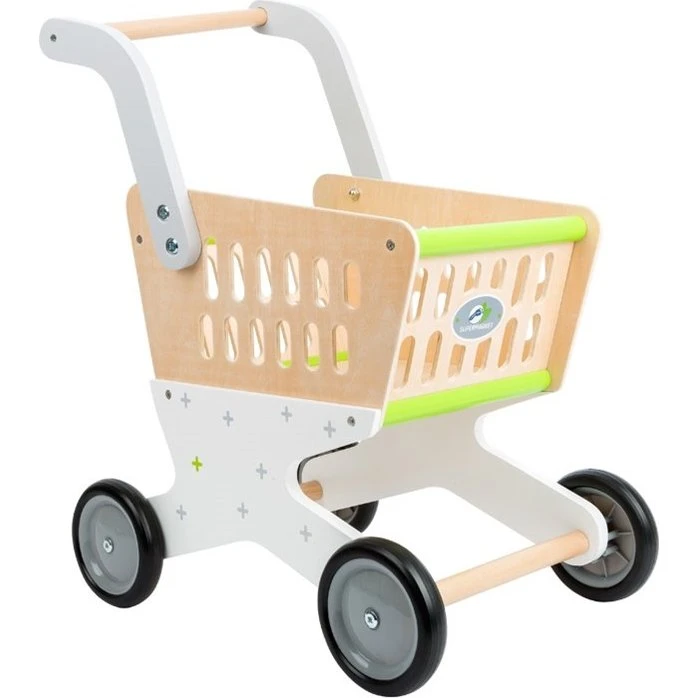 Small Foot Tendance - Caddie en bois avec roues caoutchouc