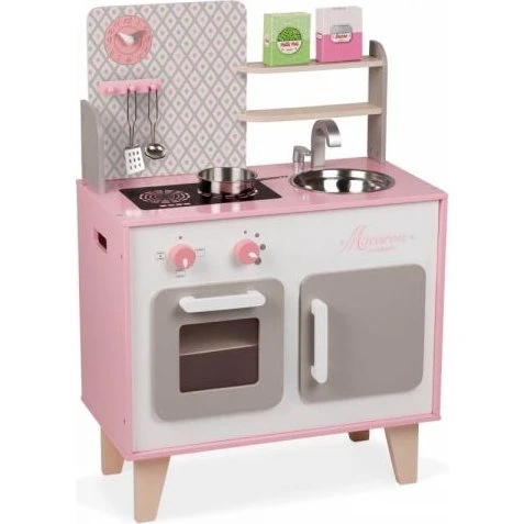 Janod Cuisine Enfant Macaron Rose