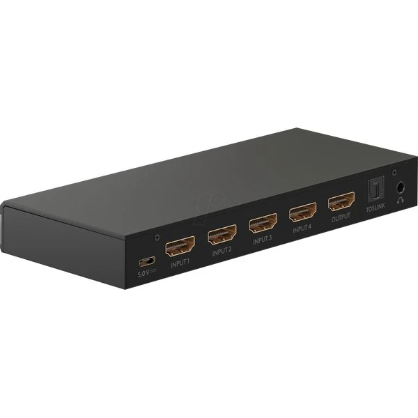 Goobay Commutateur HDMI 4x1 4K 60Hz