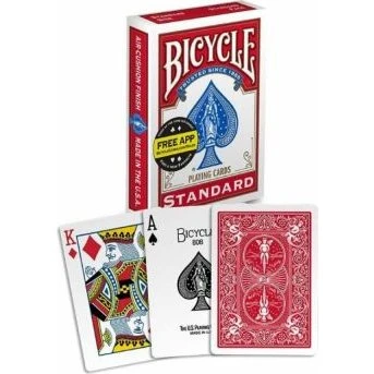 Bicycle Jeu de 54 Cartes Poker Dos Rouge Standard