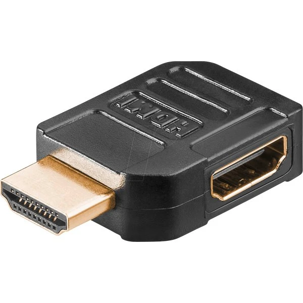 Goobay Adaptateur HDMI 90° Plaqué Or