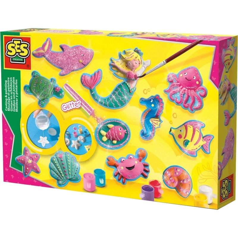 SES Creative - Moulage et Peinture Créatures de l'Océan