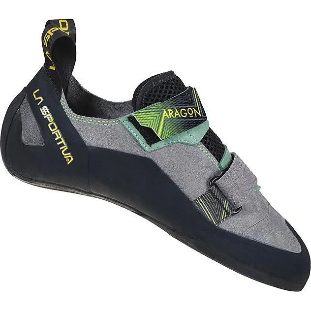 La Sportiva Aragon Chaussons d'escalade Clay/Jasmine Green