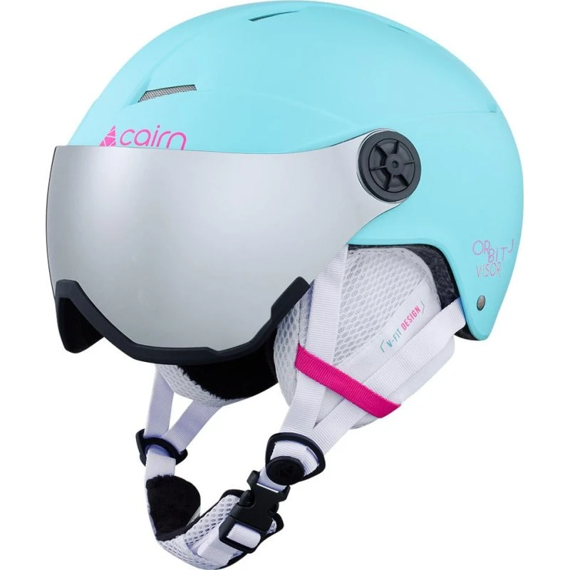 Cairn Orbit Visor Junior Visière Turquoise Neon Pink M