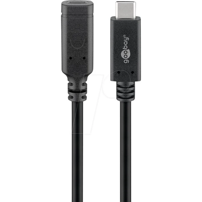 Goobay Câble USB 3.1 Type-C 1 m Noir