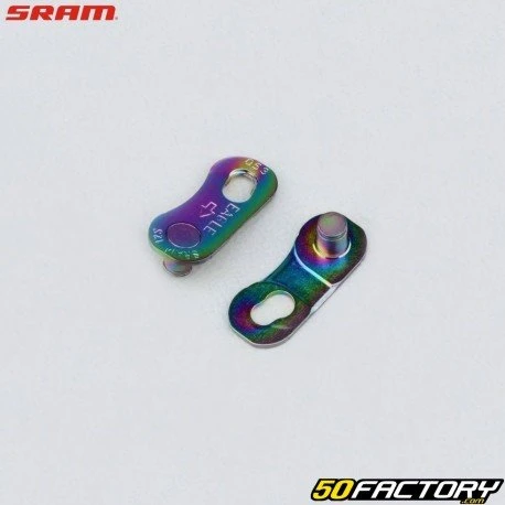 SRAM Eagle PowerLock 12V Rainbow - Maillon Rapide Titanium