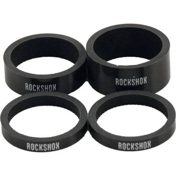 RockShox Kit d'Entretoise en Carbone 5mm x2, 10mm, 15mm