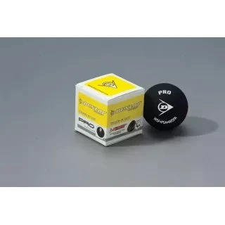 Dunlop Pro Balle de Squash Double Point Jaune