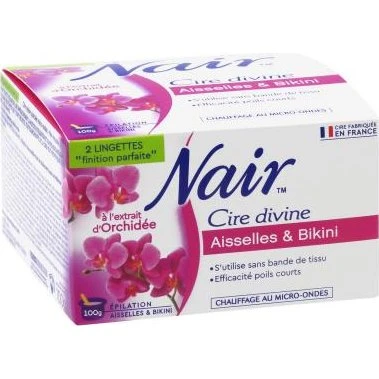 NAIR Cire Divine Aisselles & Bikini Orchidée 100g