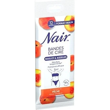 NAIR Bandes de Cire Froide Maillot & Aisselles, Peaux Sensibles