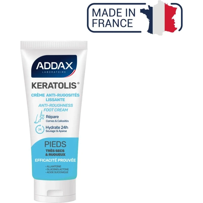Addax Keratolis Crème Anti-Rugosités Pieds Très Secs 50ml