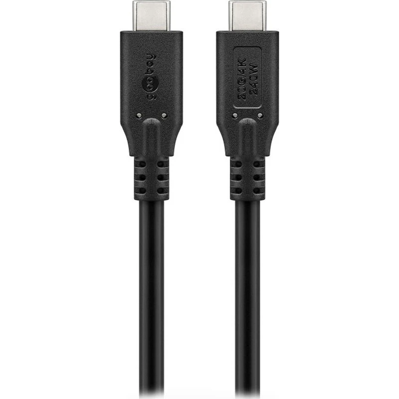 Goobay Câble USB4 Type C 240 W, 20 Gb/s, 0,5 m