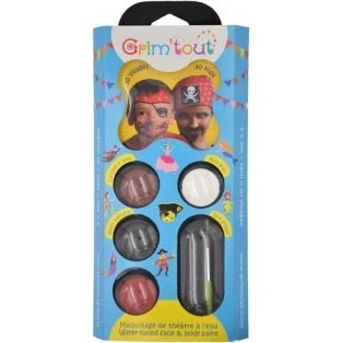 GRIM'TOUT Palette Maquillage 4 Couleurs Pirates des Caraïbes