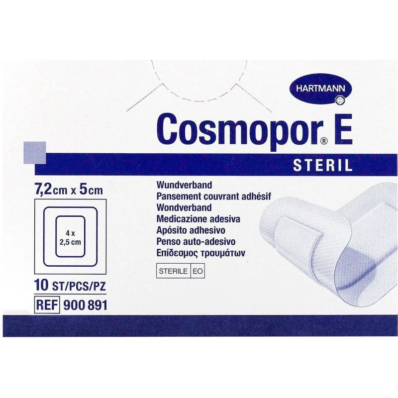 Hartmann Cosmopore 7,2 x 5 cm - 10 unités