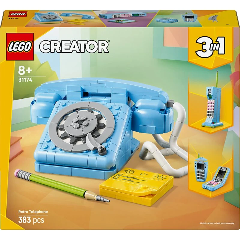 LEGO Creator 31174 Téléphone Rétro 3-en-1
