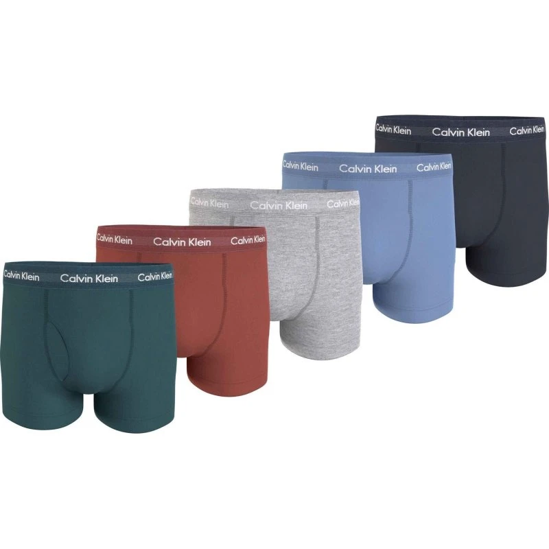 Calvin Klein 5-Paquet Boxers Coton Multicolore