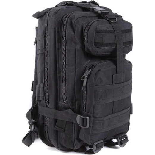 Tactical Gear Sac à Dos Nylon Imperméable Noir