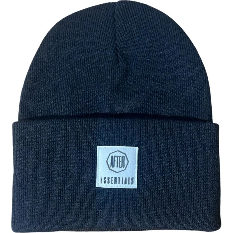 After Essentials Spotted Beanie Jet Black