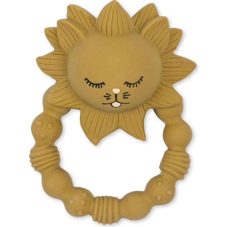 Lion Moutarde - Anneau de Dentition Naturel