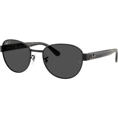 Ray-Ban RB3766CH 002/K8 Lunettes de Soleil Noir Gris Foncé Polarisé