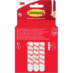 3M Command Recharge S, 16 bandes blanches, jusqu'à 450 g