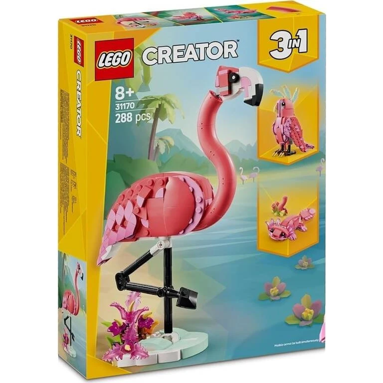 LEGO Creator 31170 Animaux Sauvages : Flamant Rose