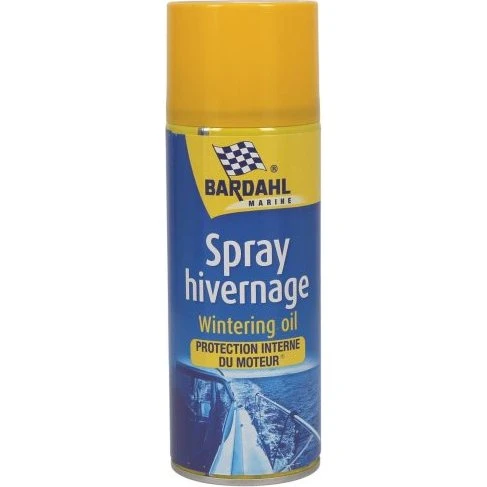 Bardahl Spray Hivernage Fogging Oil pour Moteurs Inboard et Hors-Bord