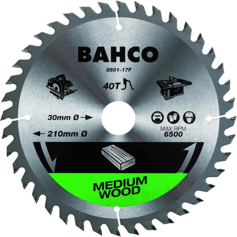 Bahco 8501-7F Lame Scie Circulaire 160 mm 30 Dents Carbure