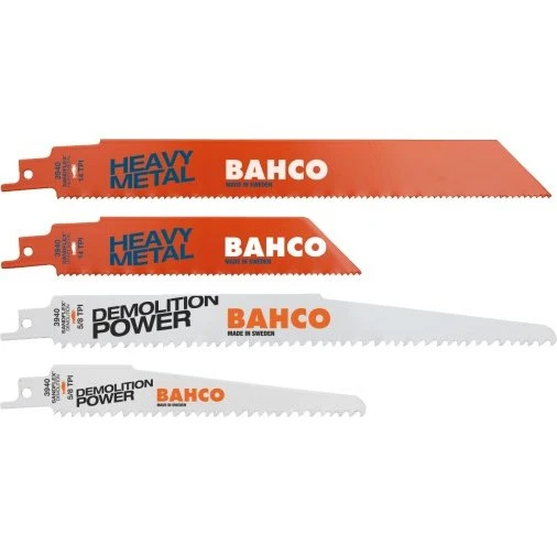 Bahco - Jeu lames scie sabre bimétal 5p