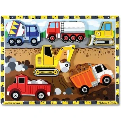 Ludilab - Puzzle Engins de construction en bois