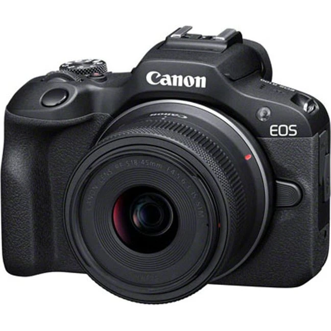 Canon EOS R100 + RF-S 18-45mm F4.5-6.3 IS STM Kit Noir