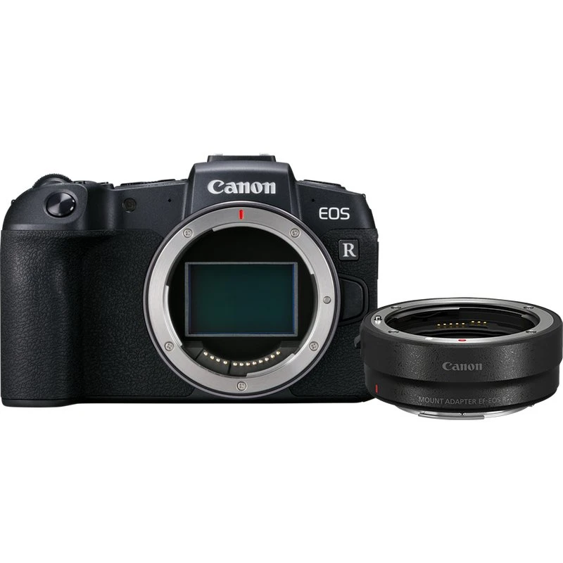 Canon EOS RP + RF 24-105mm f/4-7.1 IS STM + Batterie + Carte SD 16GB noir