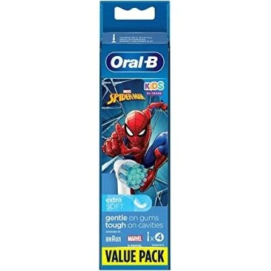 Braun EB10-4FFS SW Spiderman - Brosse Électrique 4 Unités Clair