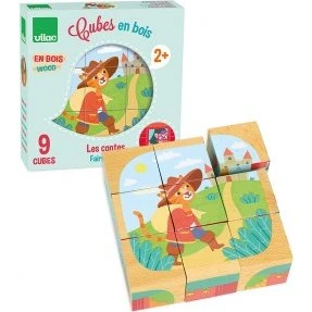 Vilac Cubes en bois Les Contes
