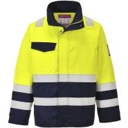 Portwest MV25 Veste Hi-Vis MODAFLAME Jaune/Marine 3XL