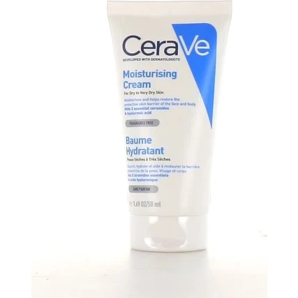 CeraVe Crème Hydratante Peaux Sèches à Très Sèches 50ml