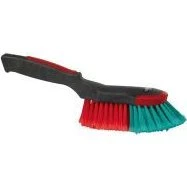 Vikan 524652 Brosse à main ergonomique 32 cm souple/fleurée noire
