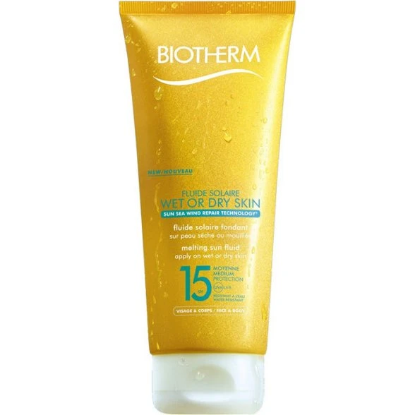 BIOTHERM Fluide Solaire Wet or Dry Skin SPF30
