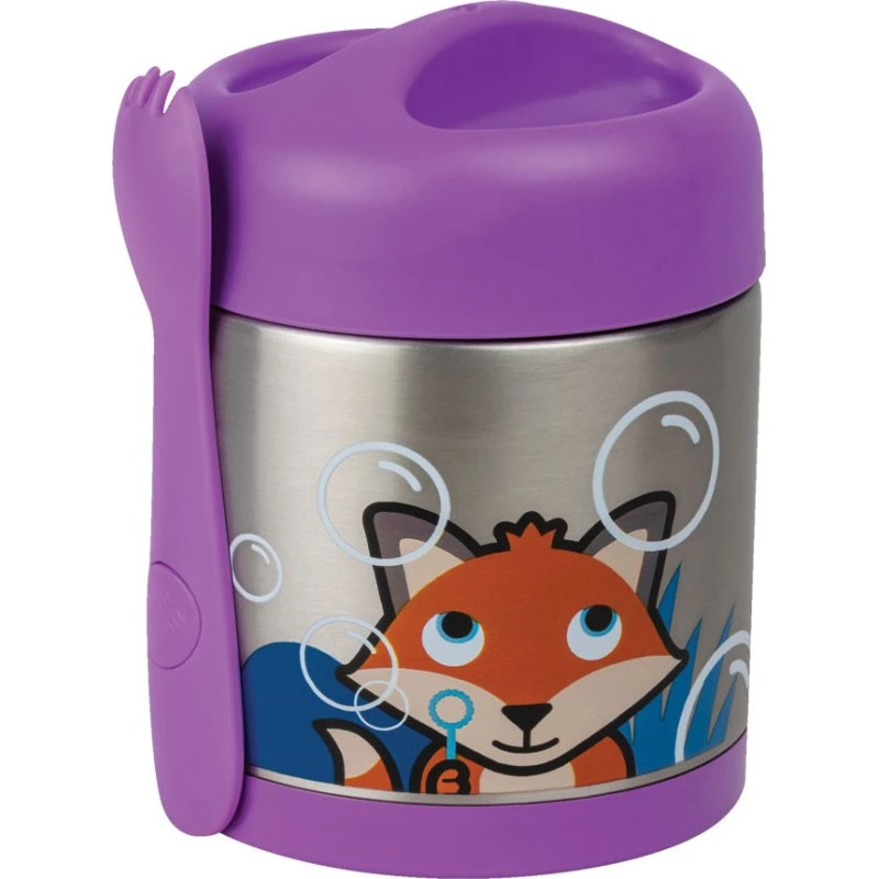 Felicity Fox Boîte à repas Inox Isotherme avec cuillère magnétique