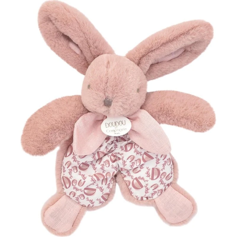 Doudou et Compagnie Lapin Rose 18 cm