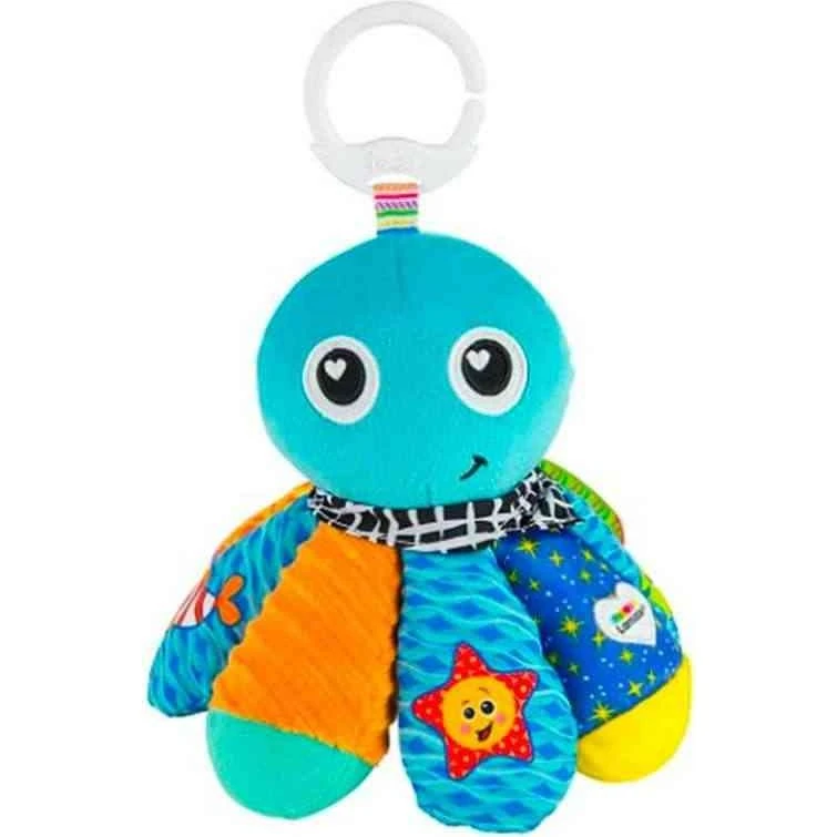 Lamaze Sam la pieuvre salée 19 cm peluche bleue