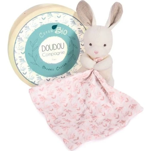 Botanic Bio Doudou Lapin Rose 15 cm