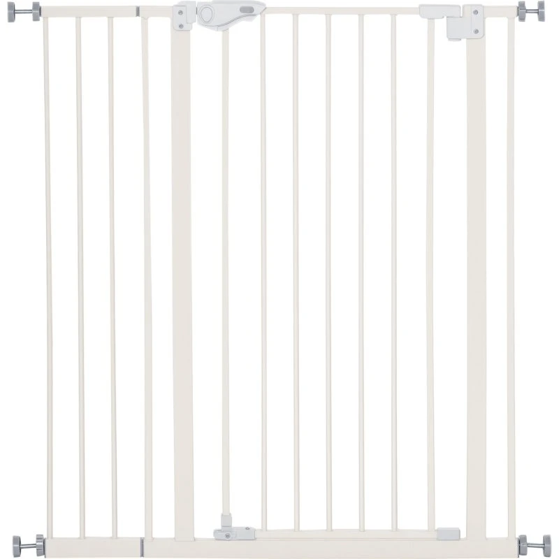 Barrière de sécurité réglable métal blanc 74-84 cm ou 92-102 cm