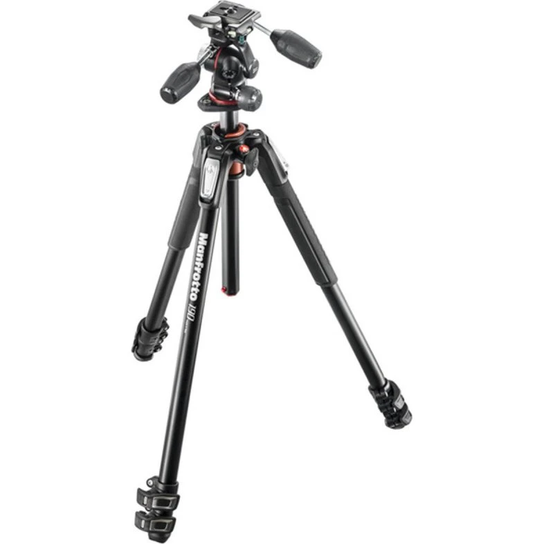 Manfrotto 190XPRO3 Alu + Rotule 3D MHXPRO-3W