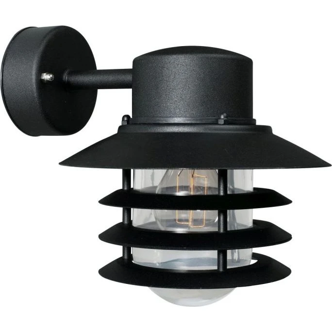 Nordlux Vejers Down - Applique murale noire 23 cm