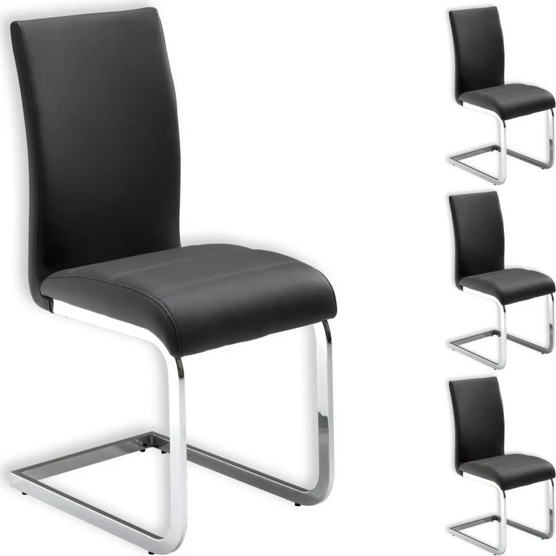 Leticia - Chaises de Salle à Manger (4 pièces) Gris