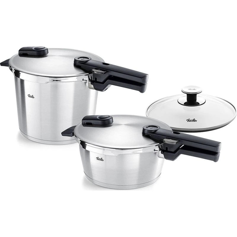Fissler Vitaquick® Premium Olla à pression 6L avec couvercle supplémentaire